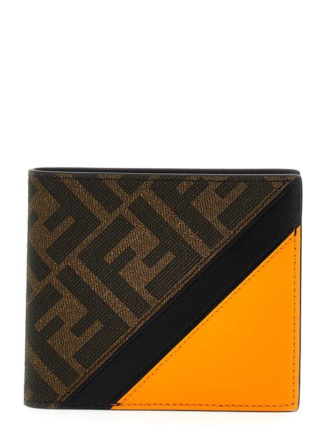 fendi card case wallet|fendi billfold wallet.